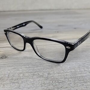 Ray-Ban RB1531 3529‎ Kids Eyeglasses Frames Black Clear Full Rim 48-16-130